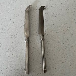 Cheese Knife Cheese Pick Silver Plated